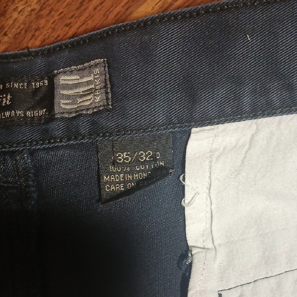 GAP Blue Chinos Relaxed Fit Cotton Blend - Picture 3 of 4